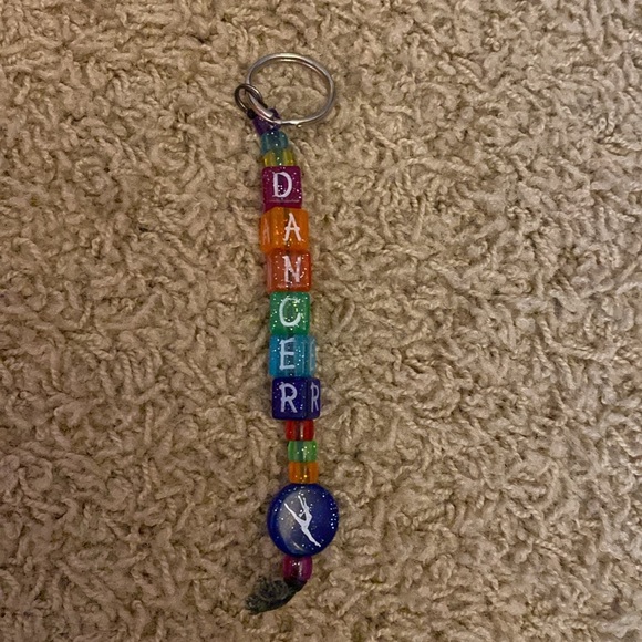 Vintage block dancer key chain - Picture 2 of 2